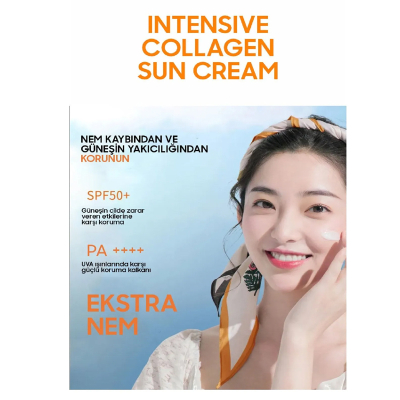 Bispack 365 İntensive Collagen Sun Cream SPF 50 50 ML 2 Adet Leke Karşıtı Güneş Kremi - 8