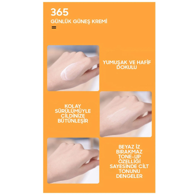 Bispack 365 İntensive Collagen Sun Cream SPF 50 50 ML Leke Karşıtı Güneş Kremi - 5