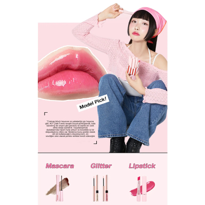 Coringco Pinkchurros Plumping Glossy Lip Apricot - 5