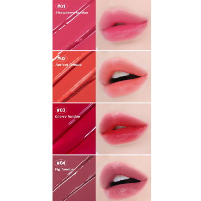 Coringco Pinkchurros Plumping Glossy Lip Black Cherry - 6