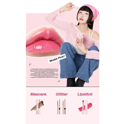 Coringco Pinkchurros Plumping Glossy Lip Sugar Rose - 5