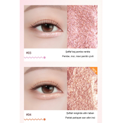 Coringco Quick Hara Volume Maker Eyeshadow Parıltılı Gümüş - 6