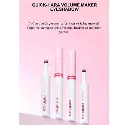 Coringco Quick Hara Volume Maker Eyeshadow Şeftali - 4