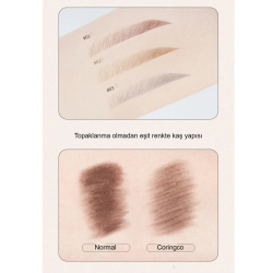 Coringco Soft Triangle Eyebrow 01 Light Brown - 8