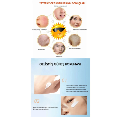 Eshumi Collagen Laser Sunscreen SPF50+ PA+++ 70 ML Güneş Kremi - 7