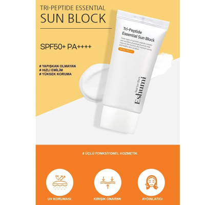 Eshumi Tri Peptide Essential Tone Up SPF 50 PA+++ 50 ml Güneş Kremi - 2