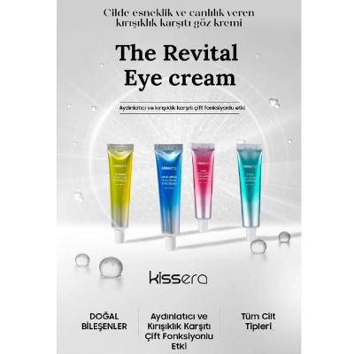 Kissera Cica Eye Cream Hyaluron Eye Cream 2 Li Göz Bakım Seti - 3