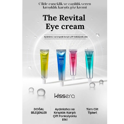 Kissera Vitamin Solution Eye Cream 40 ml Aydınlatıcı Göz Kremi - 2