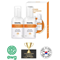 Raviel Multi Vitamin Blemish Dark Spot Care Serum 2x 50ml - 1