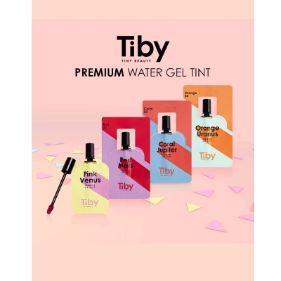 Ricocell Tiby Tint Premium Lip Tint Coral Jupiter - 5