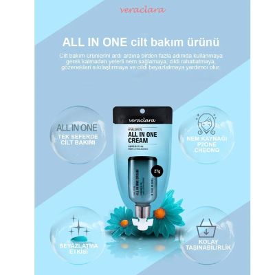 Veraclara Hyarulon All İn One Cream 27 ml Yaşlanma Karşıtı Krem - 4