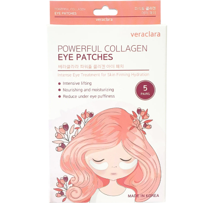 Veraclara Powerful Collagen Eye Patch 5 Adet Kolajen Pads - 1