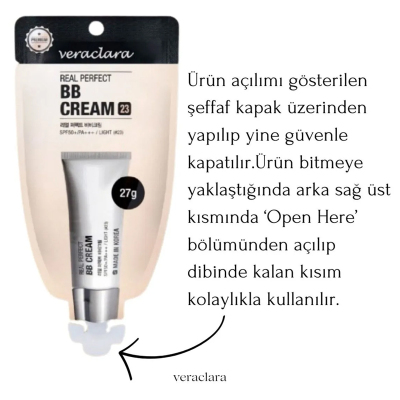 Veraclara Real Perfect BB Krem 27 gr No 23 - 5